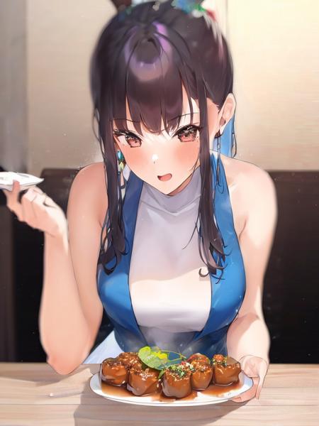 Braised intestines in brown sauce/Jiuzhuan Dachang/山东菜 九转大肠版本v1.0 (ID: 136572)