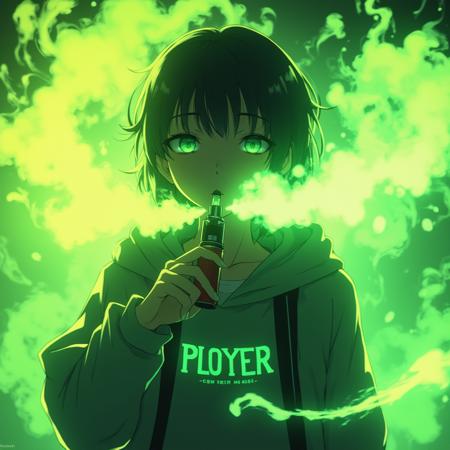 CloudChasers vaping LoRA [FLUX+Pony+IllustriousXL]版本FLUX (ID: 1028353)
