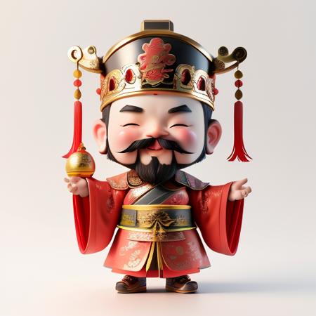 大峰3D卡通财神丨新年必备 God of Wealth Chinese style版本v1.0 (ID: 276614)