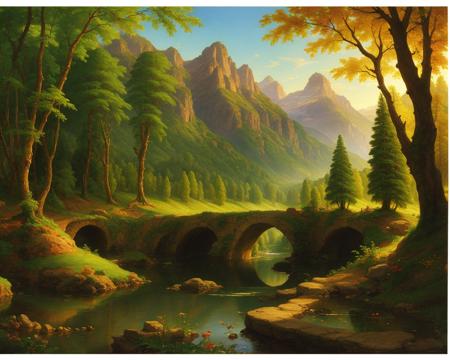 American Romantic Landscape (The Hudson River School ) style版本v1.0 (ID: 220840)