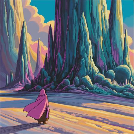 'Nausicaä (Ghibli)' - [STYLE] [LORA] [FLUX] - spectrum_0009 by 'AI_Characters'