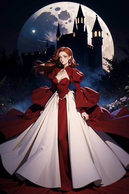 Red Velvet Back Cutout