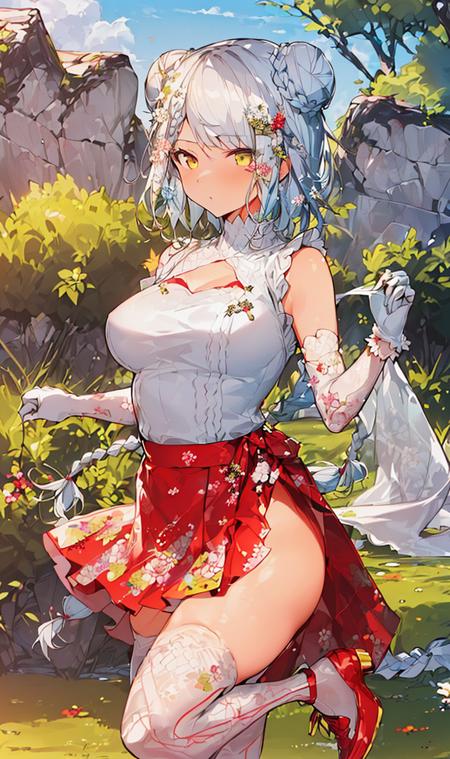 战舰少女r-重庆-曙光女神(Aurora)-绯衣金带服饰