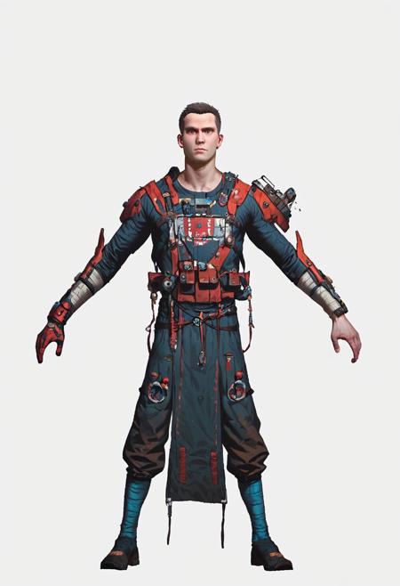APose, A-Pose, full body
