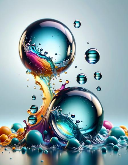 Liquid Water Flow Style [FLUX+SDXL+1.5]