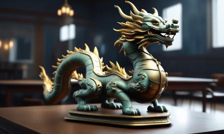 XL Realistic bronze art style