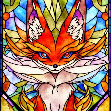 Stained glass circle