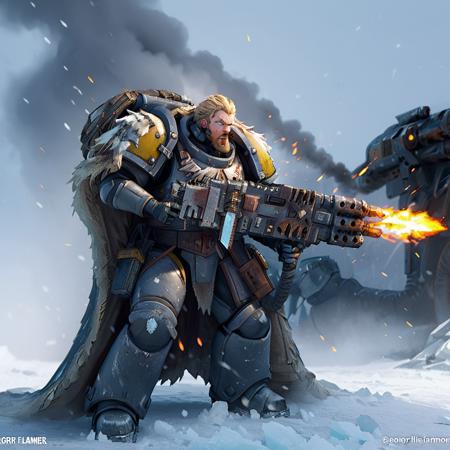 Heavy Flamer - Warhammer 40,000 (SDXL)