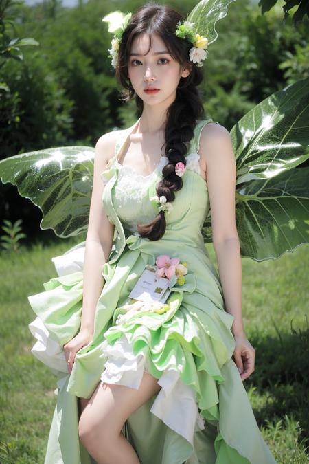 JAY - GREEN BUTTERFLY DRESS