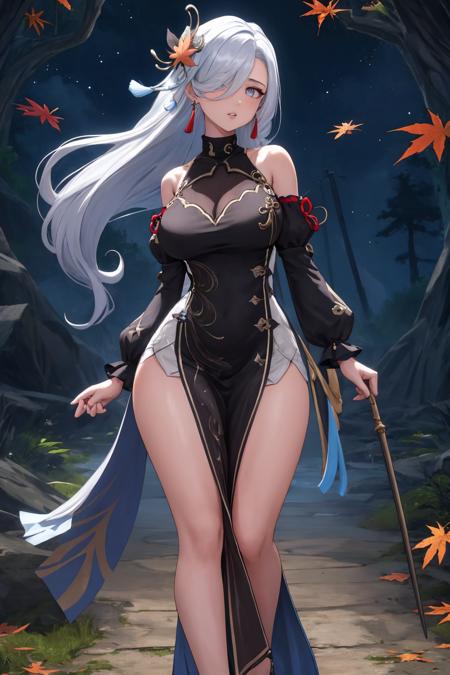 Shenhe/申鹤 (Genshin Impact) LoRA | (Frostflower Dew)