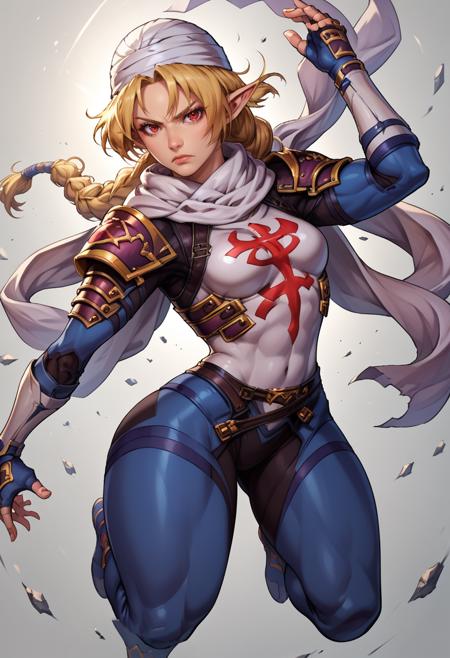 Sheik (Super Smash Bros./Legend of Zelda) 4 Outfits