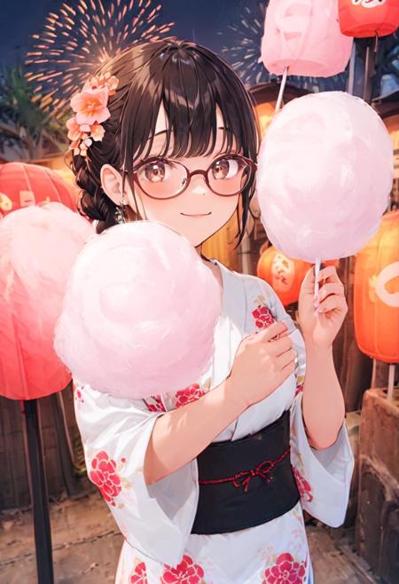 わたあめ cotton candy SDXL