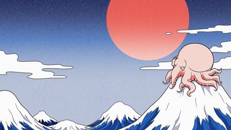 Flux Imitation of Ukiyoe style