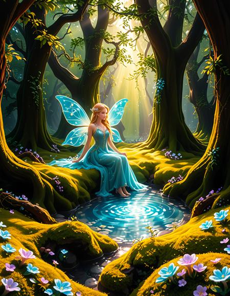 enchanted forest background