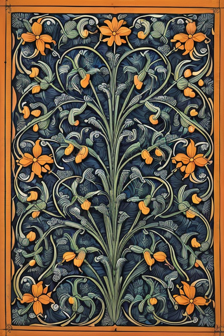 Eugene Grasset's plant patterns (1896)