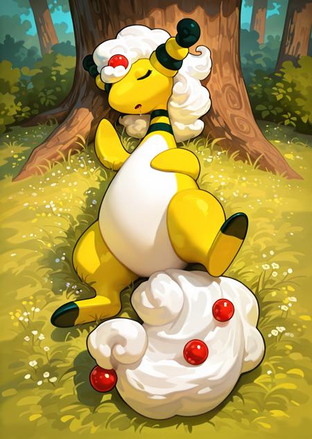 Mega Ampharos (Feral, Anthro) [Pony, Illustrious]