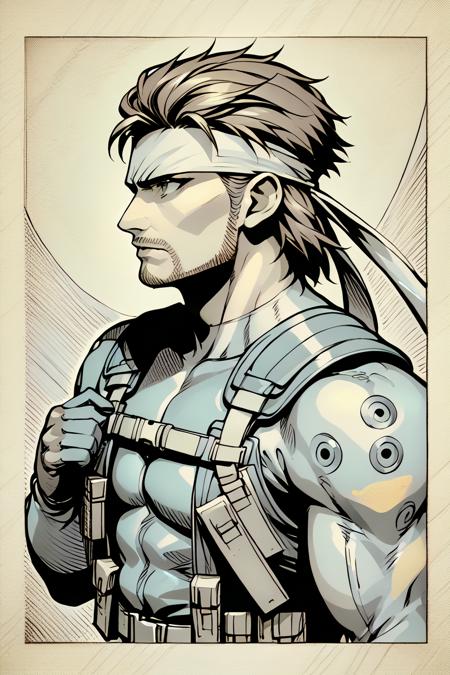 Solid Snake/ソリッド・スネーク (Metal Gear Solid) SDXL LoRA [Pony Diffusion]
