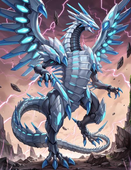 Yu-Gi-Oh! - Blue Eye Chaos Max Dragon (ブルーアイズ・カオス・ＭＡＸ・ドラゴン) PonyXL