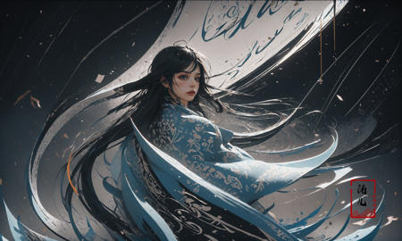 绪儿-书法