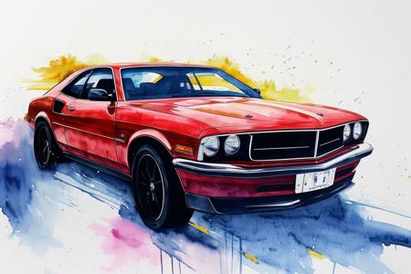 A watercolor car style - tangbohu 52