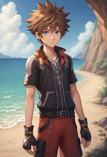 Sora - Kingdom Hearts - Pony + Illustrious版本Pony - 1.0 (ID: 515191)