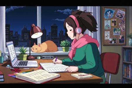Kiki's Delivery Service (studio Ghibli style)