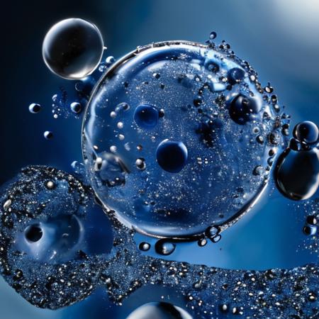 Oil Bubble / Iridescence, Multi-Colored Style Art (7)