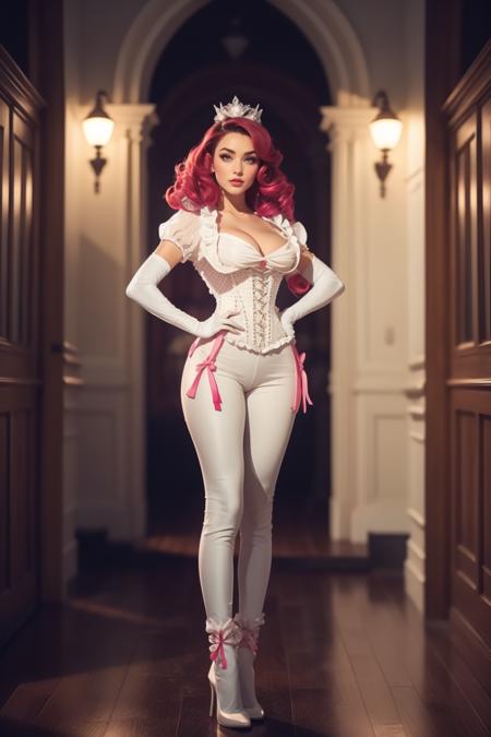 Ruched Top Pearl Studded Corset | Pearls Gone Wild
