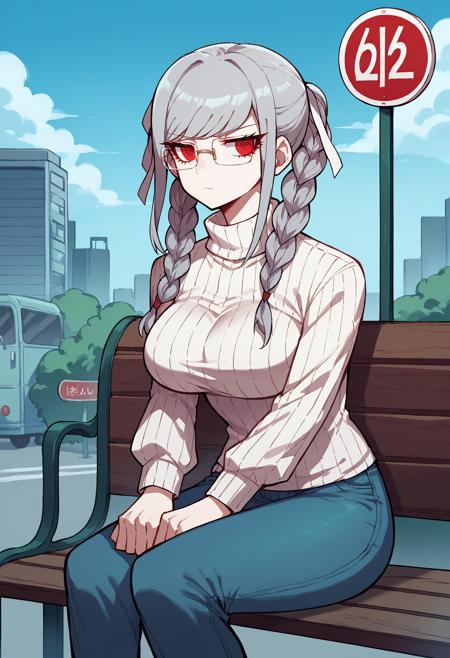 Peko Pekoyama, 3 outfits (Danganronpa 2: Goodbye Despair) [Pony Diffusion]