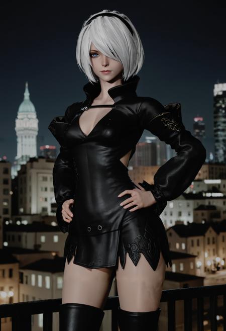 [FLUX.1 D&XL&1.5] 2B (‎YoRHa No.2 Type B) Nier:Automata版本v3.0 (ID: 655395)