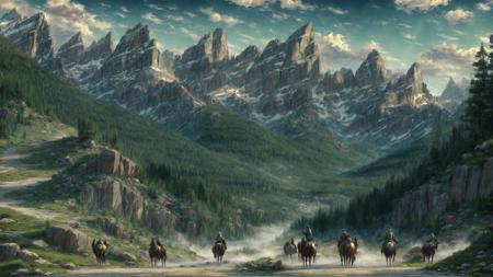 Fantasy Backgrounds for Visual Novels