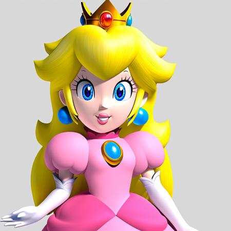 Princess Peach (3d render)版本V1 (ID: 1061929)
