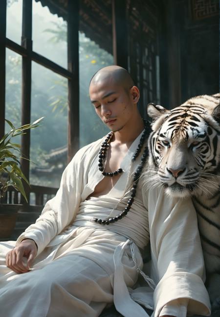 绪儿XL-猛虎下山 xuer White tiger