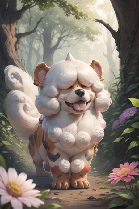 Growlithe de Hisui  - Pokemon | Pocket monsters