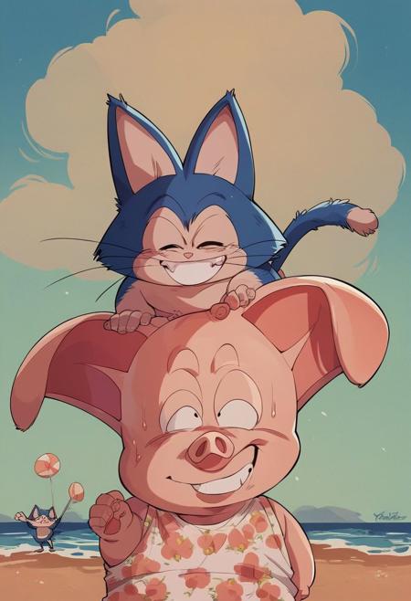 Oolong and Puar of Dragon Ball commision版本v1.0 (ID: 585195)