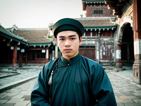 Ao Dai for Man - Vietnamese Traditional Man Dress