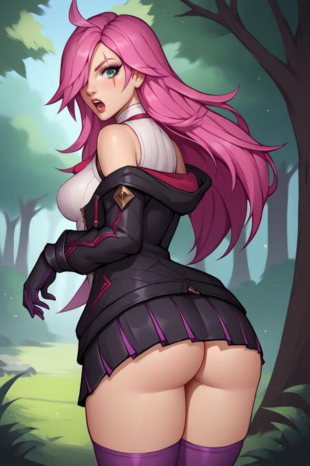 Battle Academia Katarina (League of Legends) - Comission LoRA PonyXL [NSFW Support]