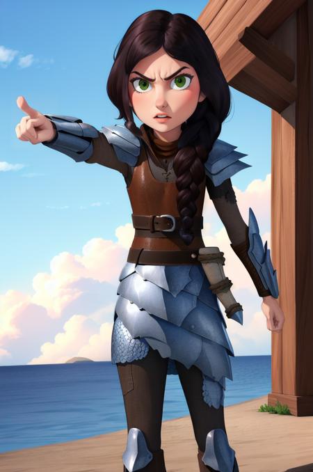 Dragons: Race to the Edge - Heather [COMMISSION]