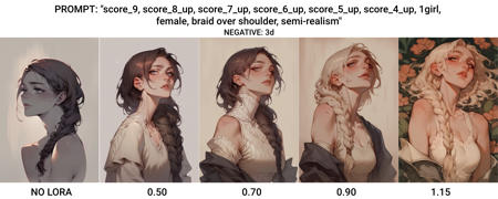 Semi-Realism Slider | Illustrious + Pony