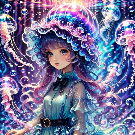 jellyfish style LoRA [XL+Pony]