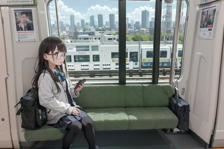 JR East E235 series / train interior