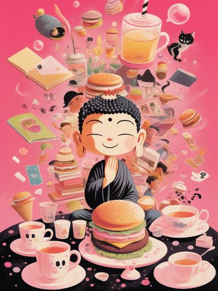 Fresh Ideas@Frésid Yas Buddha Burger_SDXL