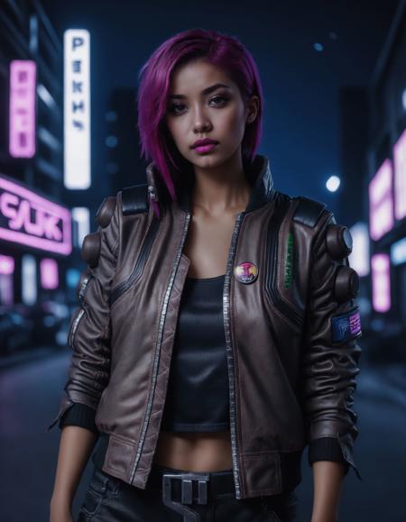 Cyberpunk Samurai Jacket SDXL