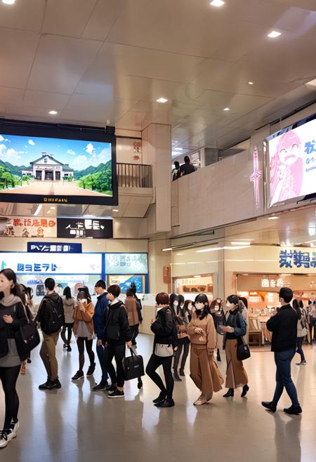 阪急梅田駅ビッグマン前 / Hankyu UMEDA station, bigman SDXL
