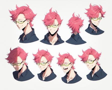Expression Anime Character Sheet / PONY DIFFUSION