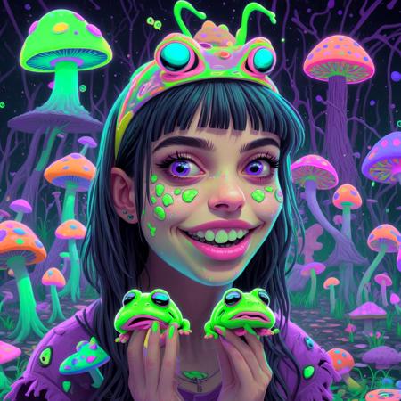 Bangerooo (Psychedelic Art Style) [SDXL]