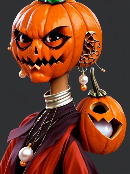 SD1.5 Pumpkin Head LoRA