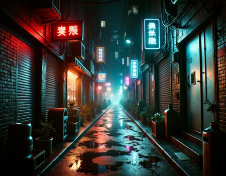 cyberpunk noir style Flux/SDXL