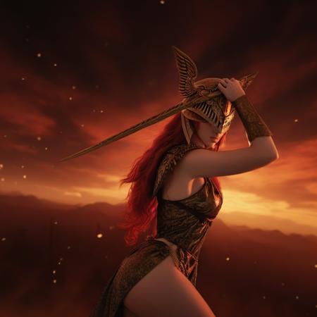 Malenia, Blade of Miquella - Elden Ring - SDXL