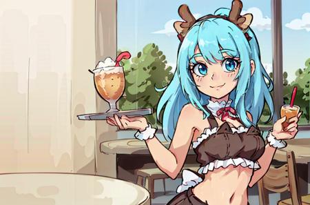 Reindeer Waitress Outfit